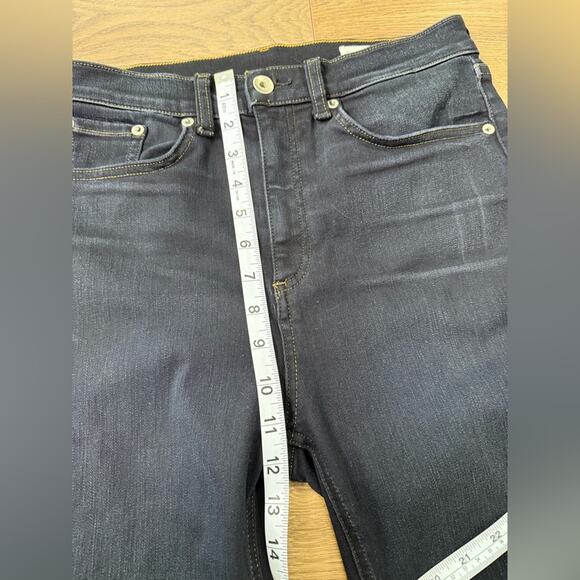 Rag & Bone High Rise Skinny Jeans in Dark Niko Wash Size 29 W1532K089NIK - Picture 11 of 12